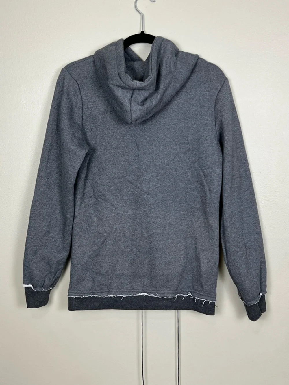 Batman Gray Hoodie‎ with Gold Sign unique side zipper Youth Size L